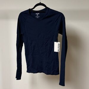 Splits59 Loren long sleeve tee indigo
